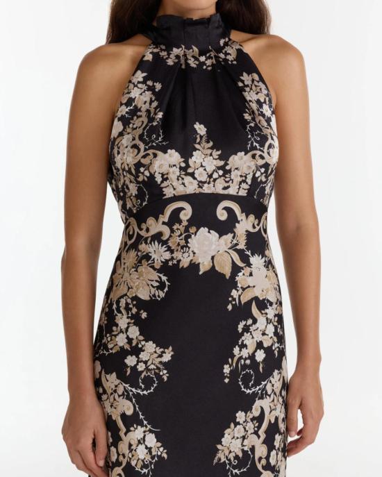  살로니 미디 원피스 Saloni Michelle 미디 C 드레스 Nerine Noir - SALONI