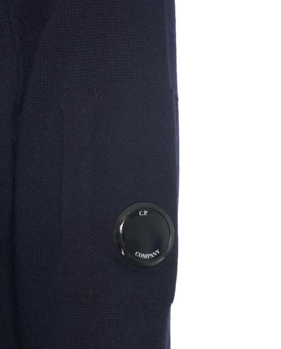 25FW 씨피 컴퍼니 스웨터 KN707A 110149A 888 TOTAL ECLIPSE BLU - C.P. COMPANY