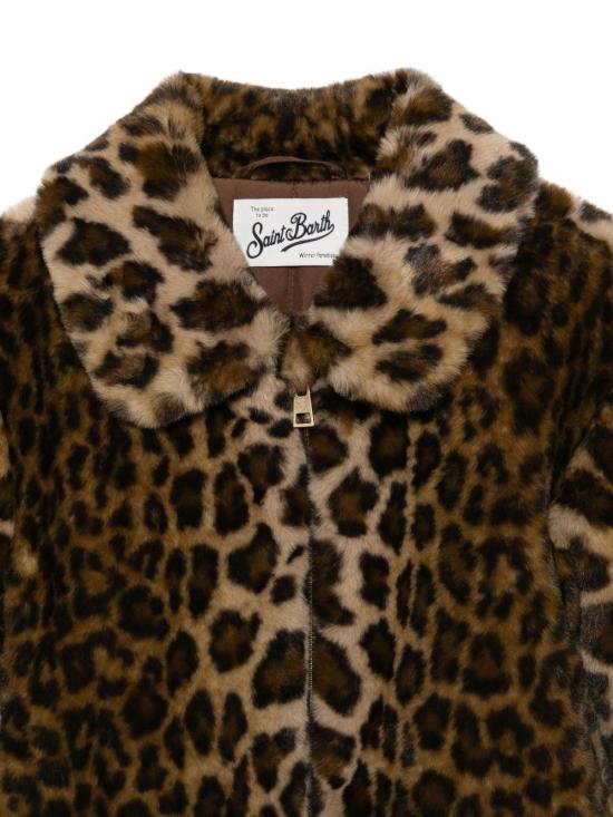 25FW [키즈] 세인트바쓰 롱 자켓/코트 AVL003 AVELINE JR FUR 00189I BROWN - MC2 SAINT BARTH