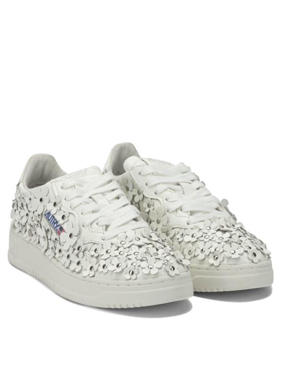26SS 오트리 메달리스트 로우 레더 스니커즈 AULWPW02 White - AUTRY