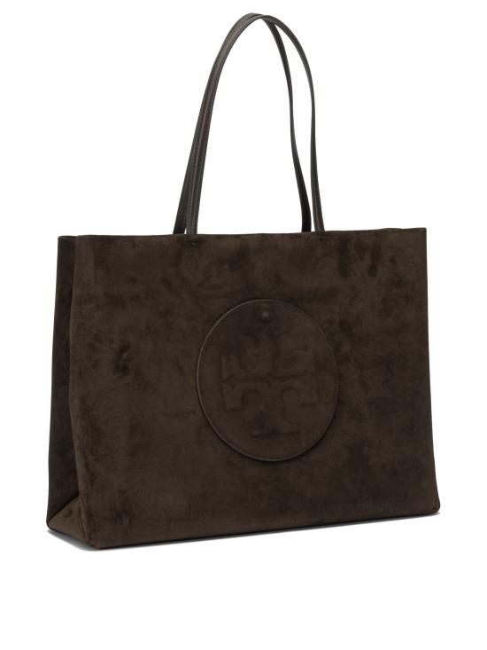 26SS 토리버치 엘라 스웨이드 토트백 170980200 Brown - TORY BURCH