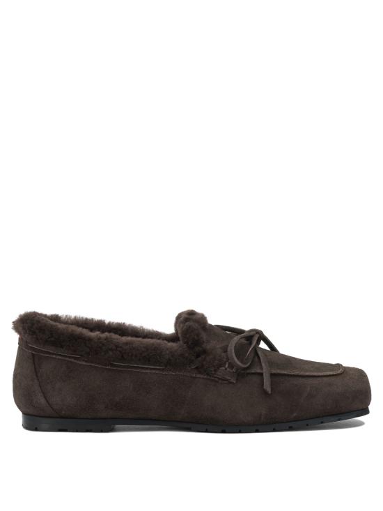 26FW 에이드 로퍼 JASPERCOW SUEDE LEATHER SHEARLINGMOKA Brown