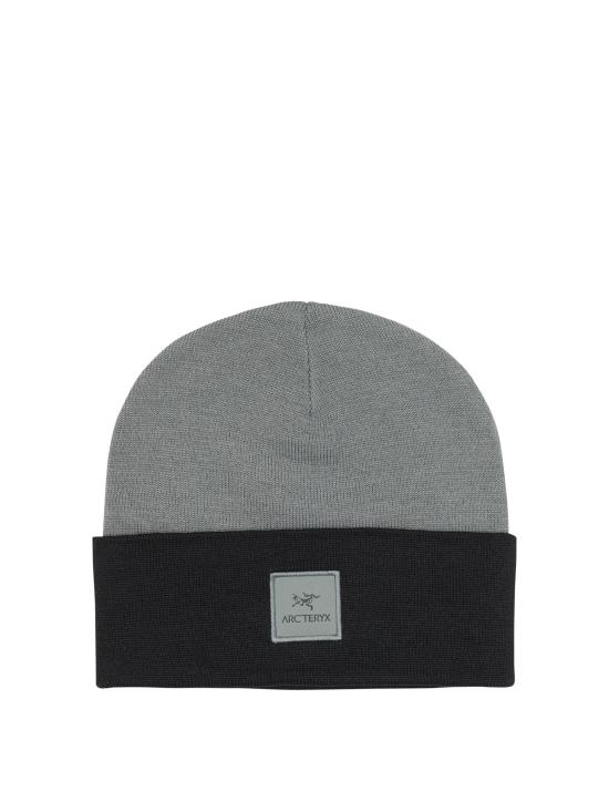 25FW 아크테릭스 컬러 블록 커프 비니 X000009931COLOUR BLOCK TOQUEVOID BLACK X Grey