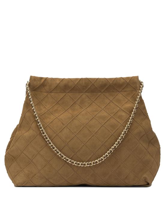 26SS 토리버치 체인 스트랩 토트 백 166064200 Brown - TORY BURCH