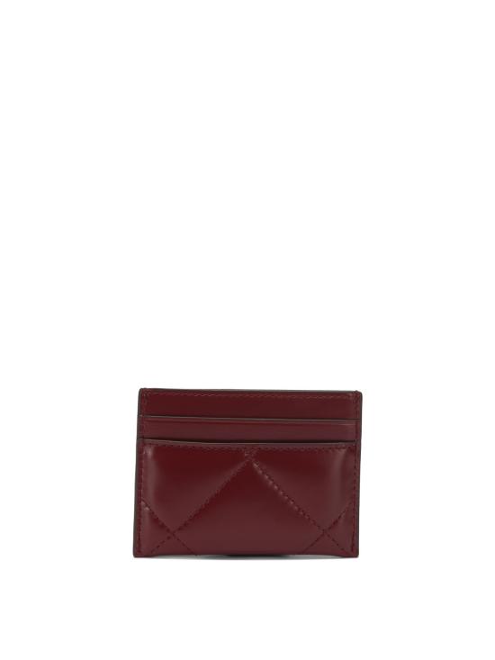 26SS 토리버치 키라 다이아몬드 퀼트 카드 홀더 154993600 Red - TORY BURCH