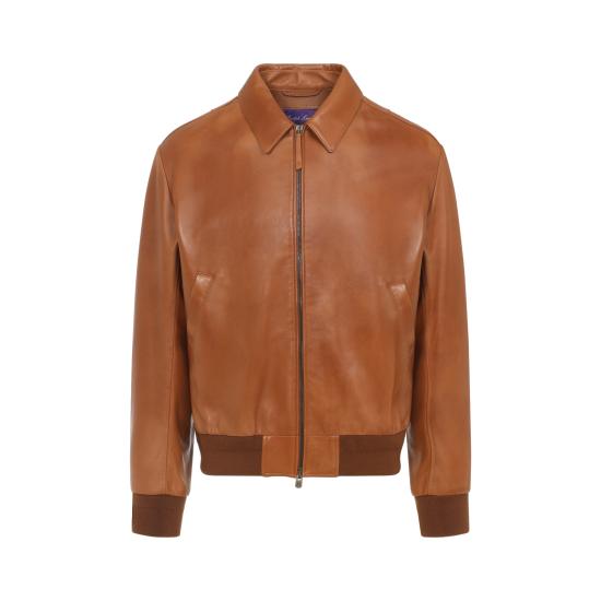 25FW 랄프로렌 퍼플라벨 가죽 자켓 790976956001 RL GOLD - RALPH LAUREN PURPLE LABEL