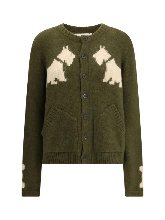 25FW 바지스트 가디건 BZFW25CA02861 0481 KHAKI