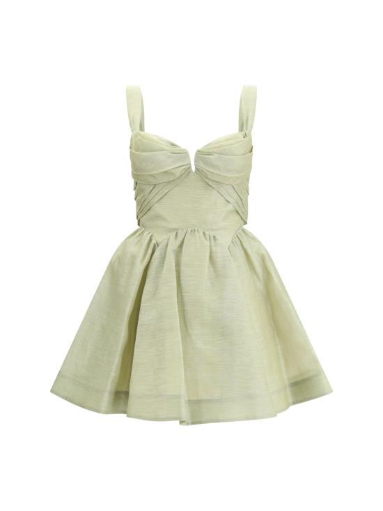 26SS 짐머만 숏 원피스 6493DC261 PPALM GREEN