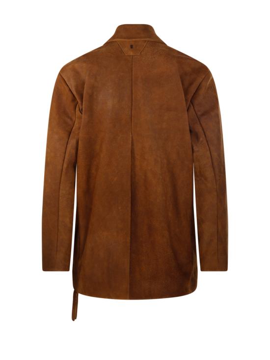 25FW 살바토레 산토로 가죽 자켓 49022 D CAMEL - SALVATORE SANTORO