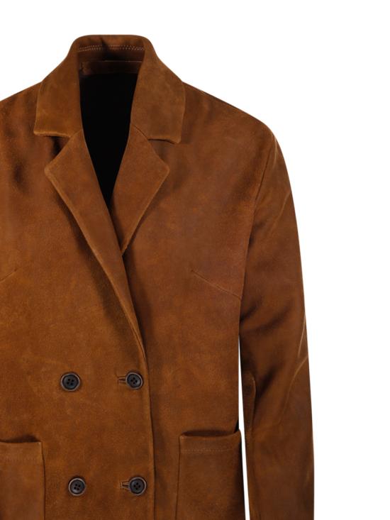 25FW 살바토레 산토로 가죽 자켓 49022 D CAMEL - SALVATORE SANTORO