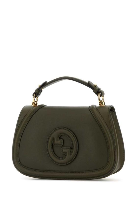 25FW 구찌 블론디 탑 핸들 백 815714AAEC2 3037 GREEN - GUCCI