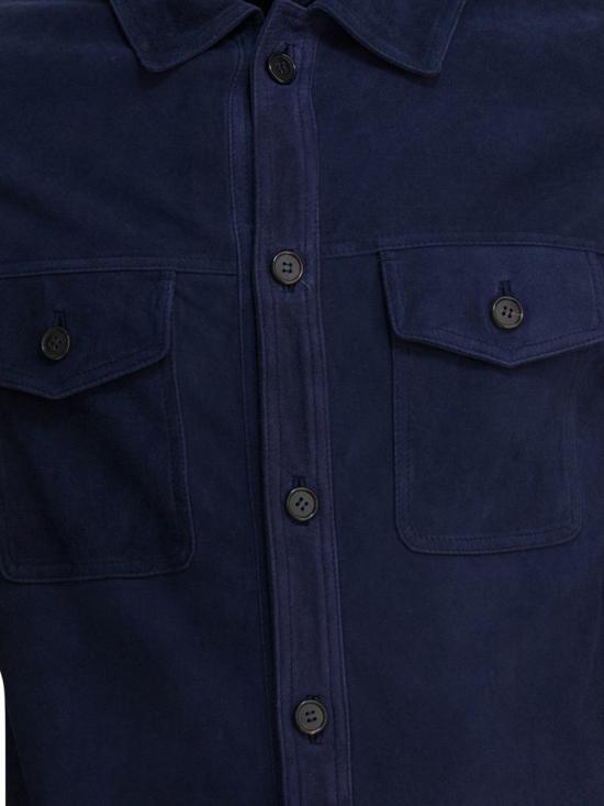25FW 알툼 자켓 OVERSHIRT SUEDE BLUE - ALTUM
