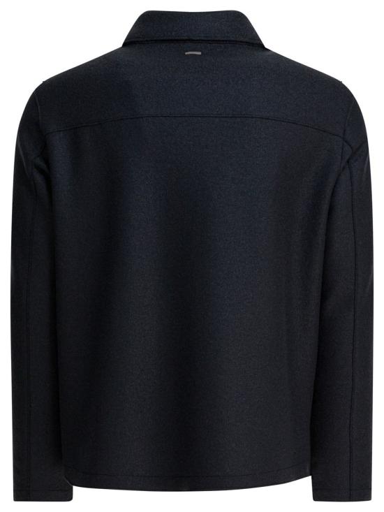 25FW 에르노 펠트 울 리조트 셔츠 자켓 GI00090UR333729287 BLUE - HERNO