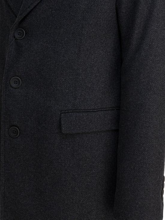 25FW 에르노 헤링본 싱글 브레스티드 코트 CA000216U33457R9487 GREY - HERNO