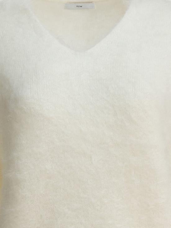 25FW 알투더블유 반팔 티셔츠 RSKNDD10535NIVORY WHITE - R2W