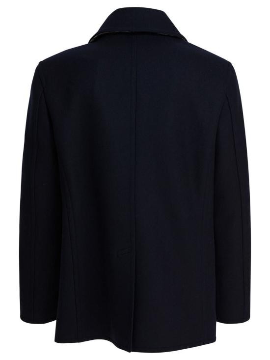 25FW 버버리 울 피코트 8115005 BLUE - BURBERRY