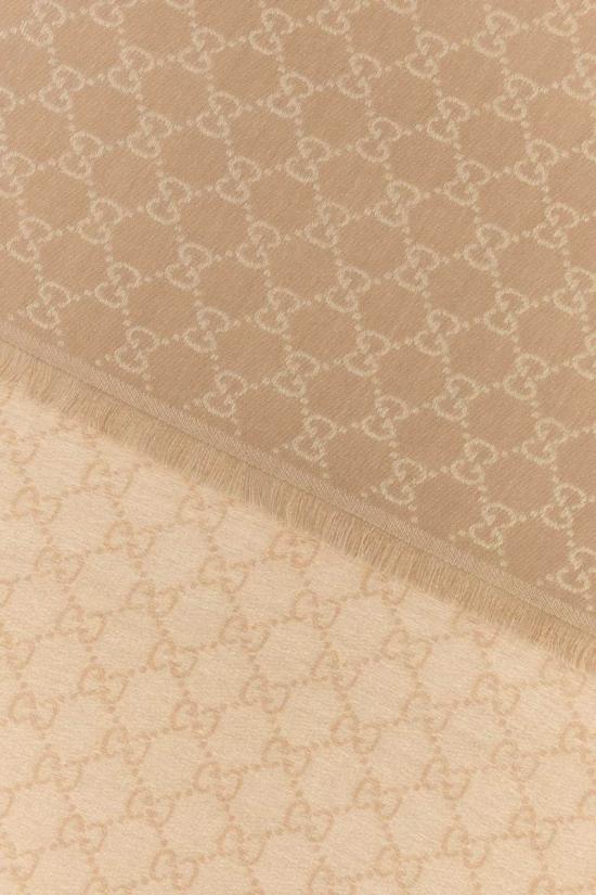  구찌 GG 프린트 울&코튼 숄 8452433GC46 5875 PRINTED - GUCCI
