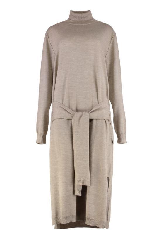 25FW 르메르 메리노 블렌드 트롱프뢰유 드레스 DR1082LK087 BR446 Grey