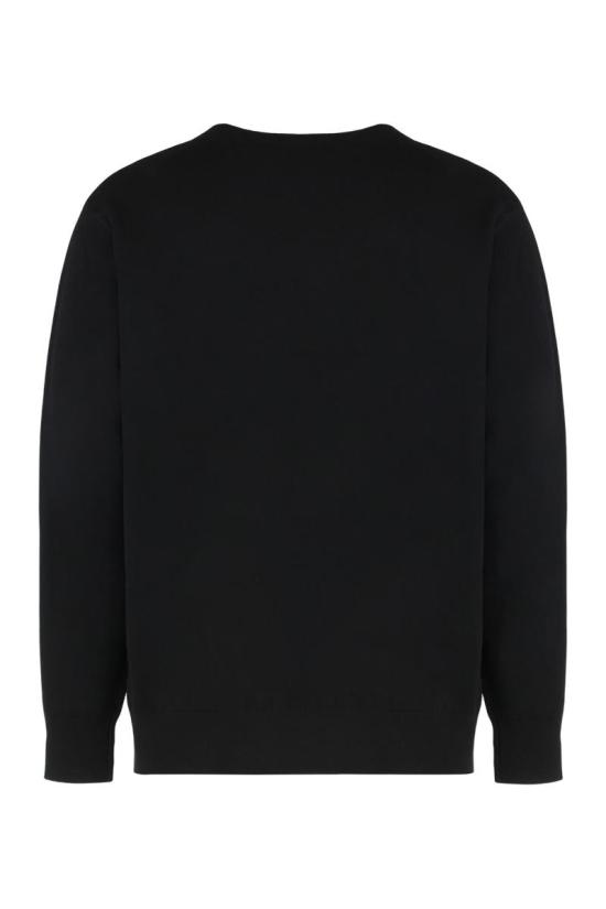 25FW 드리스 반 노튼 스웨터 2520212042704 900 Black - DRIES VAN NOTEN