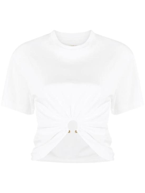 25FW 파코라반 반팔 티셔츠 23AJTO539CO0485 710 P GOLD