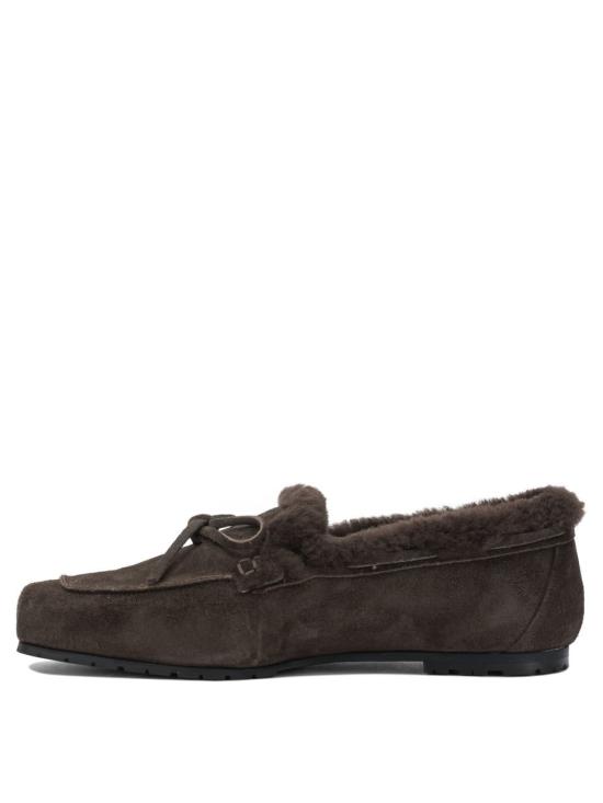 25FW 에이드 로퍼 JASPERCOW SUEDE LEATHER SHEARLINGMOKA BROWN - AEYDE