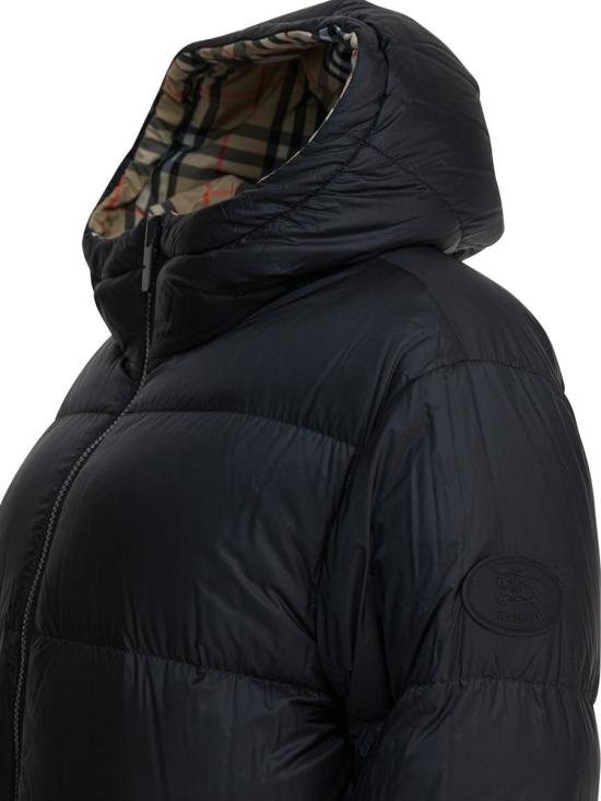 25FW 버버리 리버시블 체크 후드 푸퍼 자켓 8110215 Beige - BURBERRY