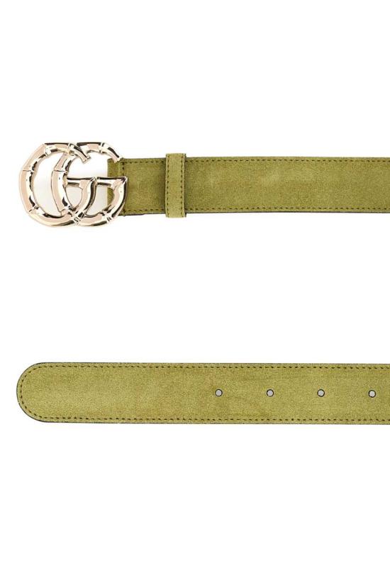 25FW 구찌 GG 마몽 벨트 847228CA00G 3103 GREEN - GUCCI