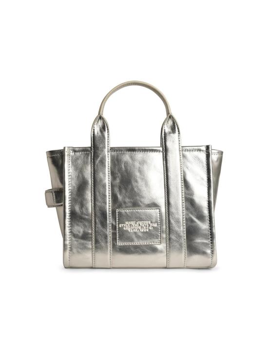 26SS 마크제이콥스 메탈릭 스몰 토트백 2F3HTT004H01039 Silver - MARC JACOBS