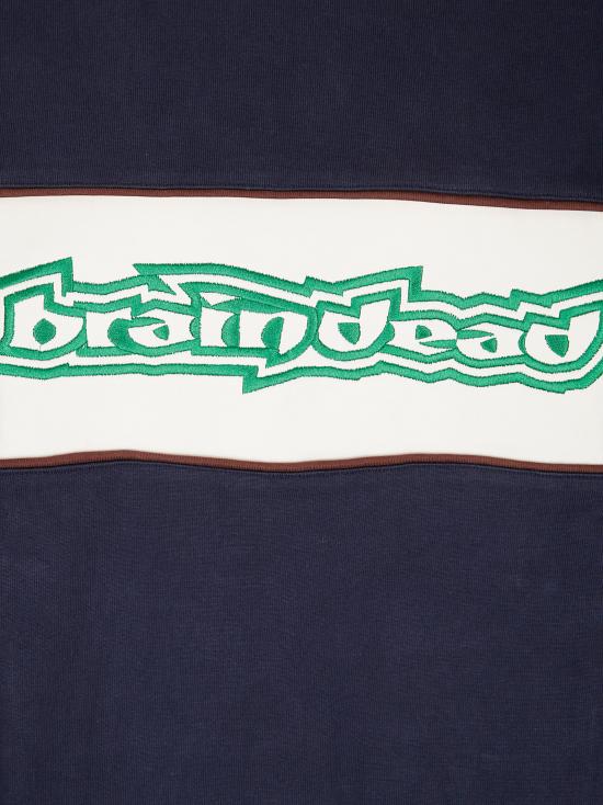 25FW 브레인데드 긴팔 티셔츠 F25T010045 NAVY - BRAIN DEAD