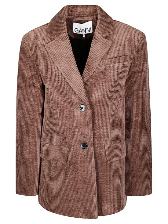 25FW 가니 수트 자켓 W0769 979 Chicory Coffee