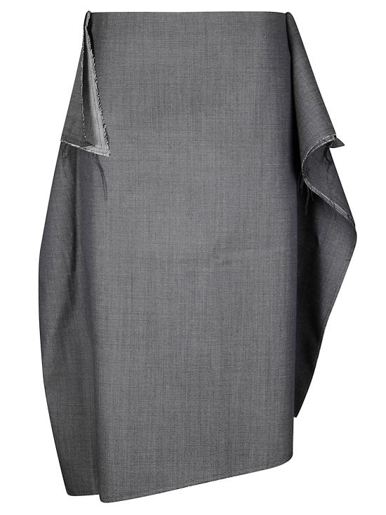 25FW 니콜로 파스콸레티 미디 스커트 NP08S007 CHARCOALGREY CHARCOAL GREY