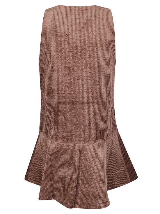 25FW 가니 숏 원피스 W0985 979 Chicory Coffee - GANNI