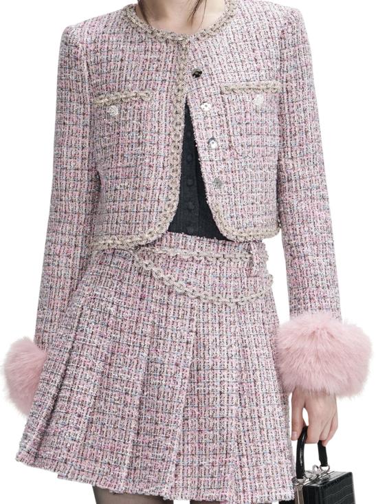 25FW 셀프 포트레이트 자켓 AW25098JP PINK - SELF PORTRAIT