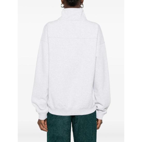 26SS 스포티앤리치 긴팔 티셔츠 ST09364256GY HEGRE GREY WHITE - SPORTY & RICH