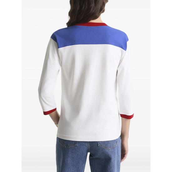 26SS 스포티앤리치 반팔 티셔츠 TO09664037WH WHRUB WHITE BLUE - SPORTY & RICH