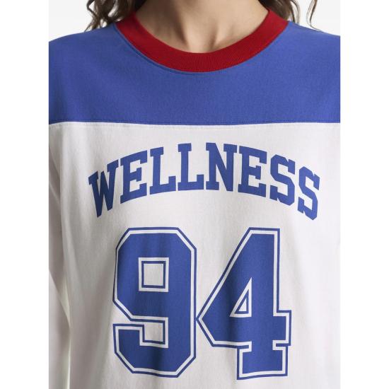 26SS 스포티앤리치 반팔 티셔츠 TO09664037WH WHRUB WHITE BLUE - SPORTY & RICH