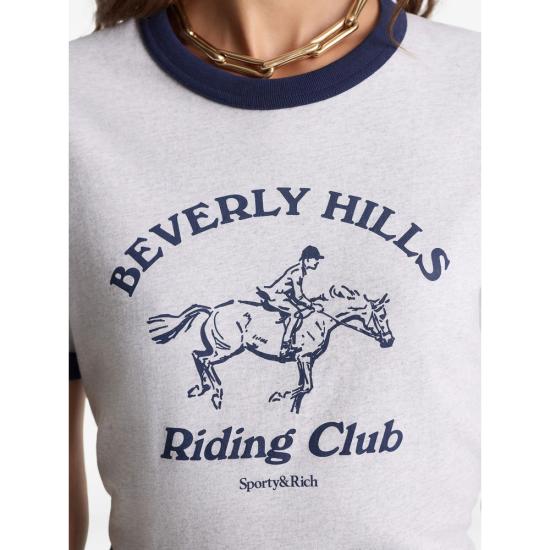 26SS 스포티앤리치 반팔 티셔츠 TO07364255GY HGRDN NEUTRALS - SPORTY & RICH