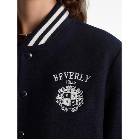 26SS 스포티앤리치 봄버 자켓 OW0076425BL DKNAV BLUE WHITE - SPORTY & RICH