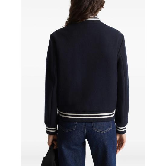 26SS 스포티앤리치 봄버 자켓 OW0076425BL DKNAV BLUE WHITE - SPORTY & RICH