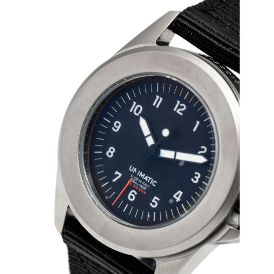 26SS Unimatic 손목시계 UT4 TOOLWATCH BLACK SILVER - OTHER BRANDS