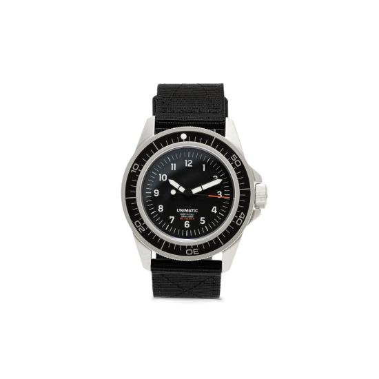 26SS Unimatic 손목시계 UT1 TOOLWATCH BLACK SILVER