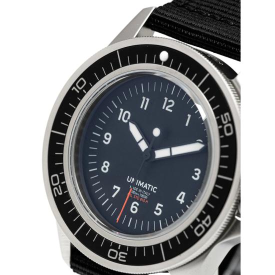 26SS Unimatic 손목시계 UT1 TOOLWATCH BLACK SILVER - OTHER BRANDS