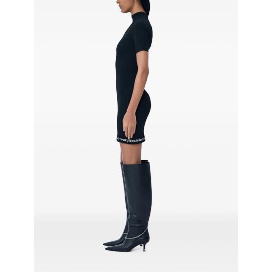26SS 알렉산더 왕 숏 원피스 4KC1266045 001 BLACK - ALEXANDER WANG