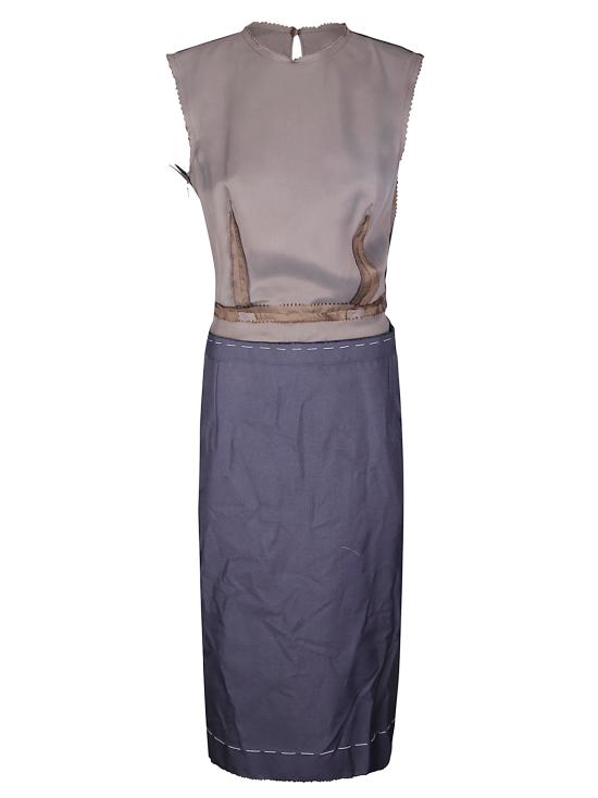 25FW 마르지엘라 미디 원피스 S51DD0040MTN091 524 Blue Chocolate