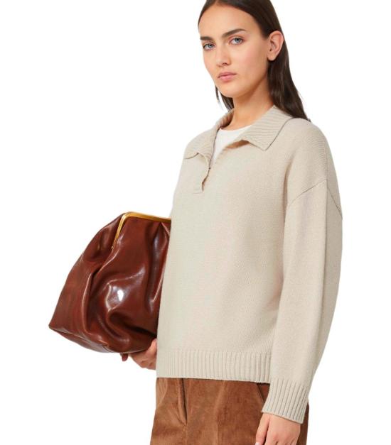 25FW 위켄드막스마라 스웨터 2525366212600 002 S Beige - WEEKEND MAX MARA