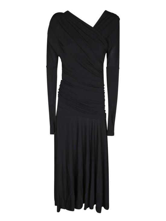 26FW 가니 원피스 T4213 099 Black