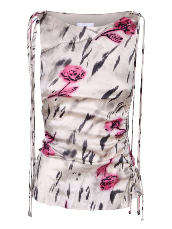 26FW 가니 민소매 티셔츠 W0585 135 White