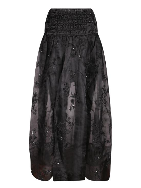 26FW 가니 롱 스커트 W0645 099 Black - GANNI