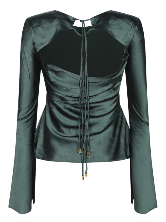 26FW 가니 블라우스 W0740 774 Green - GANNI