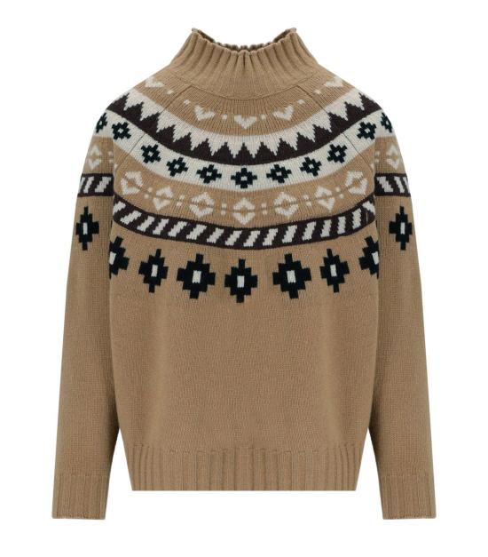 25FW 위켄드막스마라 터틀넥 2525366312600 002 XS Brown